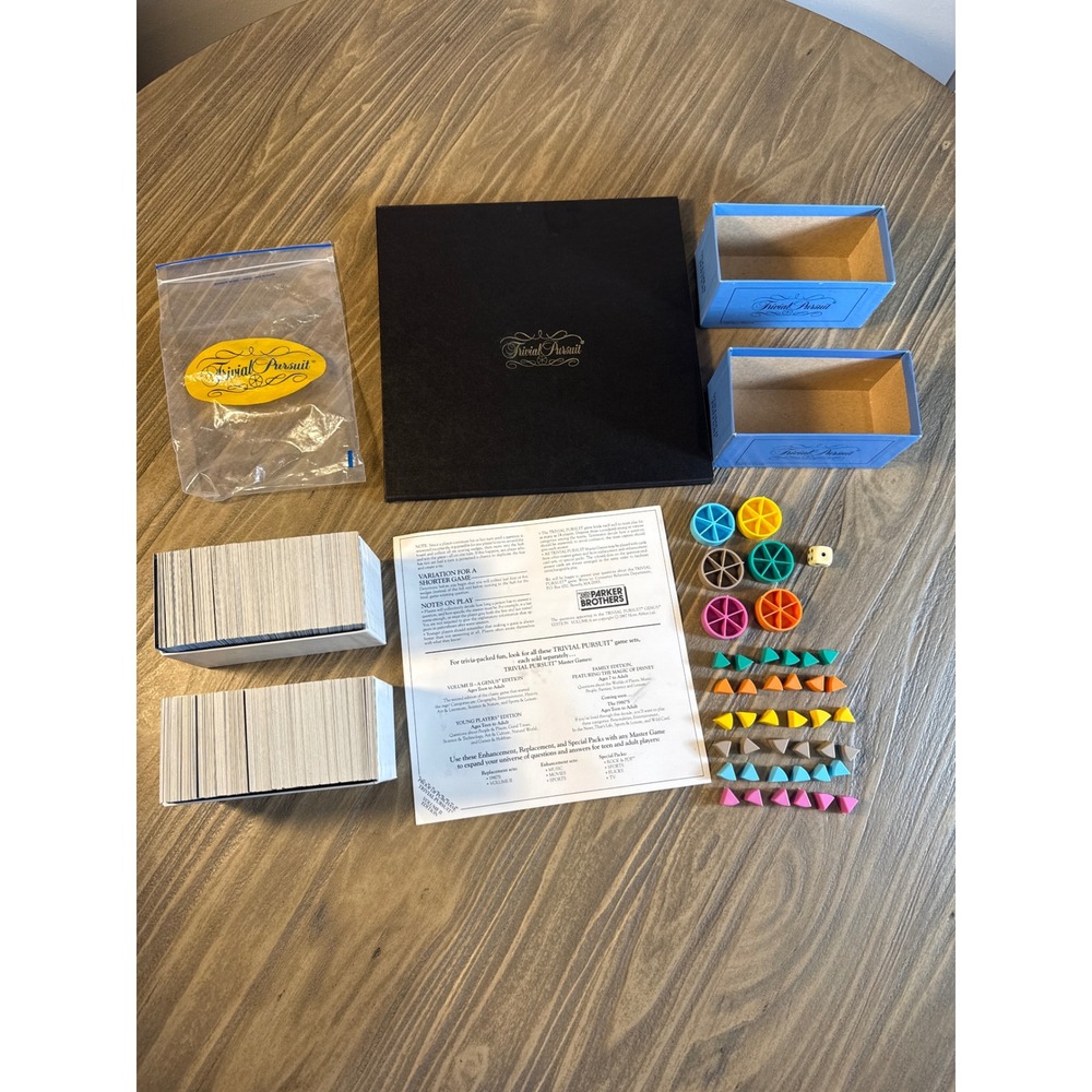 Vintage 1987 Trivial Pursuit Parker Brothers Genus Edition Vol II Board Game - Picture 5 of 8